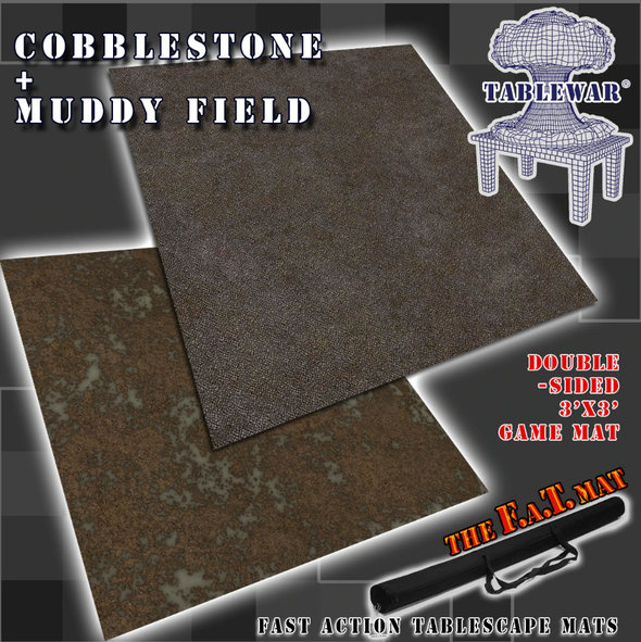 F.A.T. Mats - 3x3 - Cobblesstone/Muddy Field