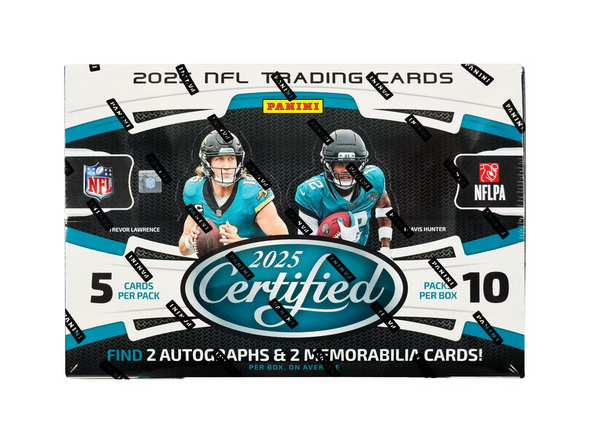 2025 Panini Certified Football Hobby Box