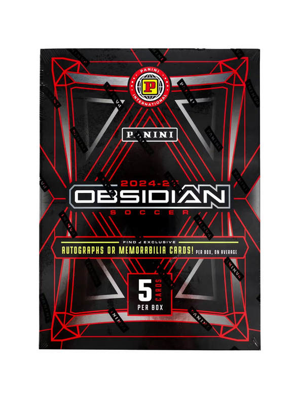 2024-25 Panini Obsidian Soccer International Hobby Box