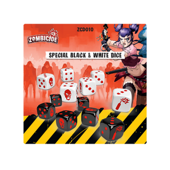 Zombicide - 2nd Edition - Special Black and White Dice Pack
