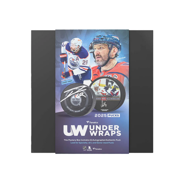 2024-25 Fanatics Under Wraps Autographed Hockey Puck