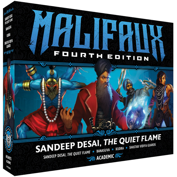 Malifaux - Arcanists - Sandeep Desai, the Quiet Flame