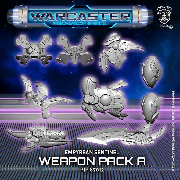 Warcaster: Neo-Mechanika - Empyrean - Sentinel Weapon Pack (Variant A) [PIP87012] available at 401 Games Canada