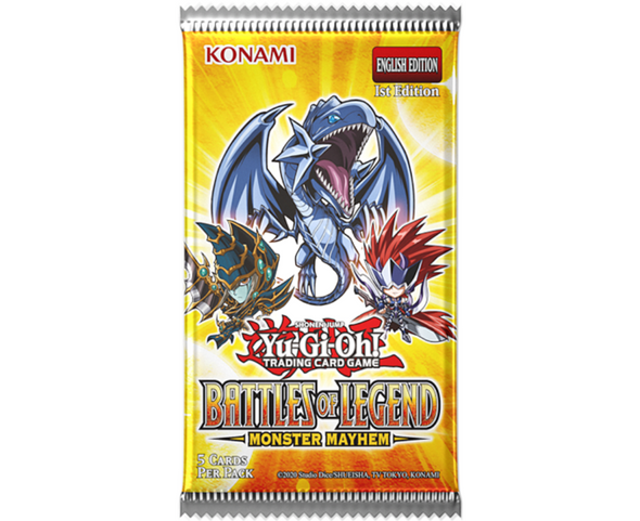 Yugioh - Battles of Legend: Monster Mayhem Booster Pack - 1st Edition