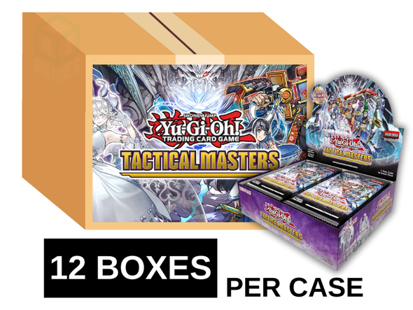 Yugioh - Tactical Masters Booster Box - 1st Edition - Case of 12