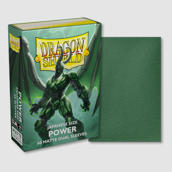 Dragon Shield - 60ct Japanese Size - Dual - Power Matte
