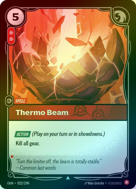 Thermo Beam - 022/298 - Uncommon (Foil)