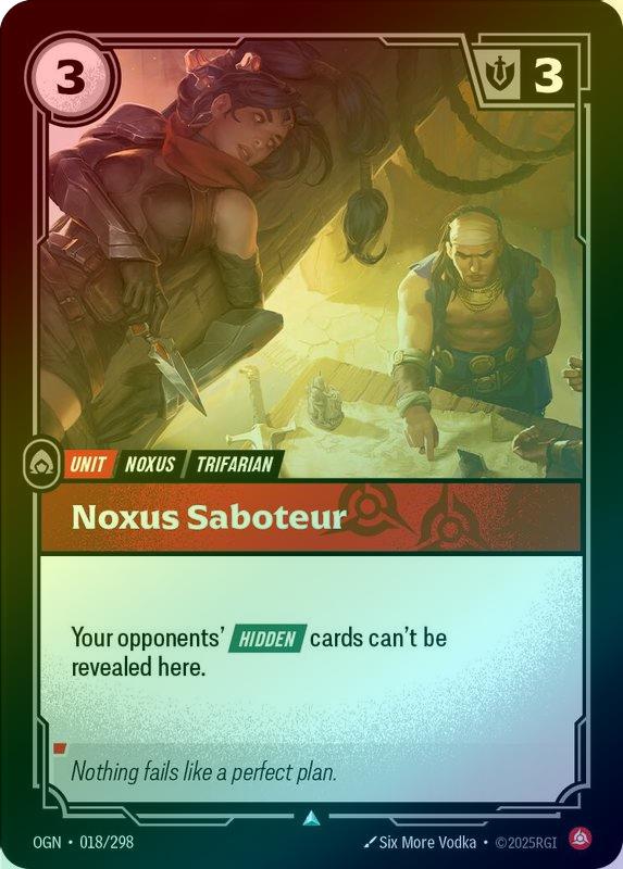 Noxus Saboteur - 018/298 - Uncommon (Foil)