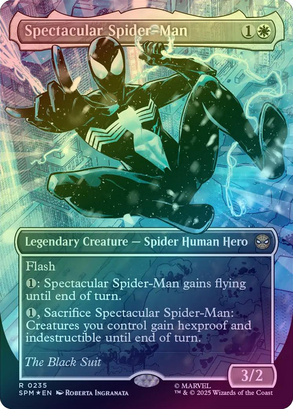 Spectacular Spider-Man - The Black Suit (235) (Textured Foil) (SPM)