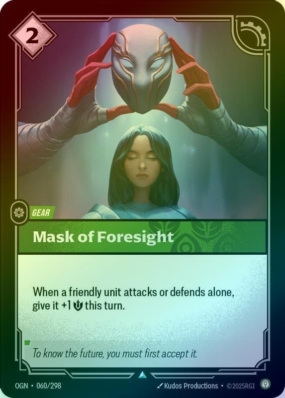 Mask of Foresight - 060/298 - Uncommon (Foil)