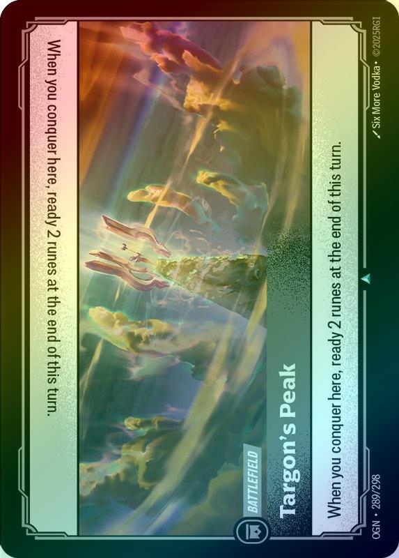 Targon's Peak - 289/298 - Uncommon (Foil)