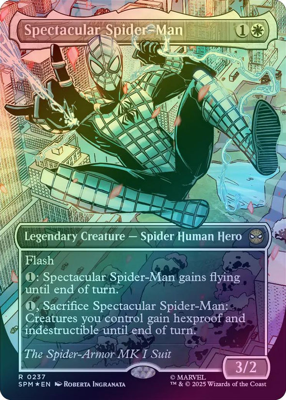Spectacular Spider-Man - The Spider-Armor MK I Suit (237) (Textured Foil) (SPM)