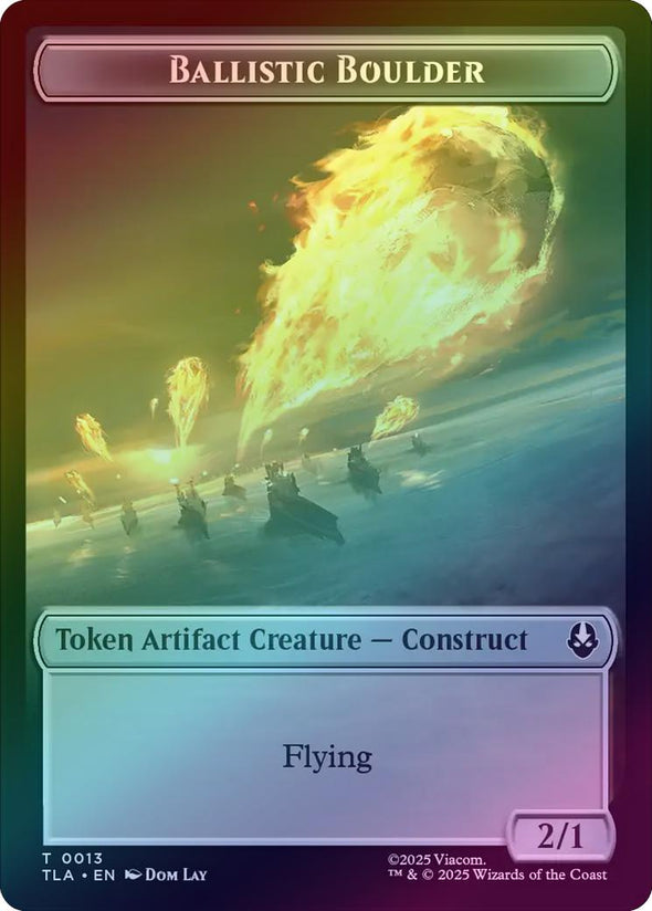 Ballistic Boulder Token (Foil) (TTLA)