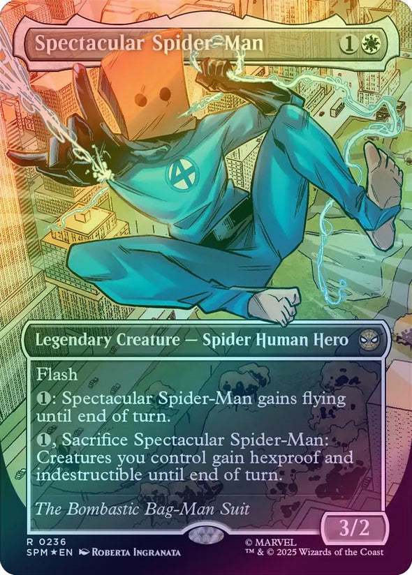 Spectacular Spider-Man - The Bombastic Bag-Man Suit (236) (Textured Foil) (SPM)