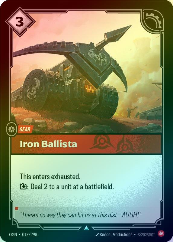 Iron Ballista - 017/298 - Uncommon (Foil)