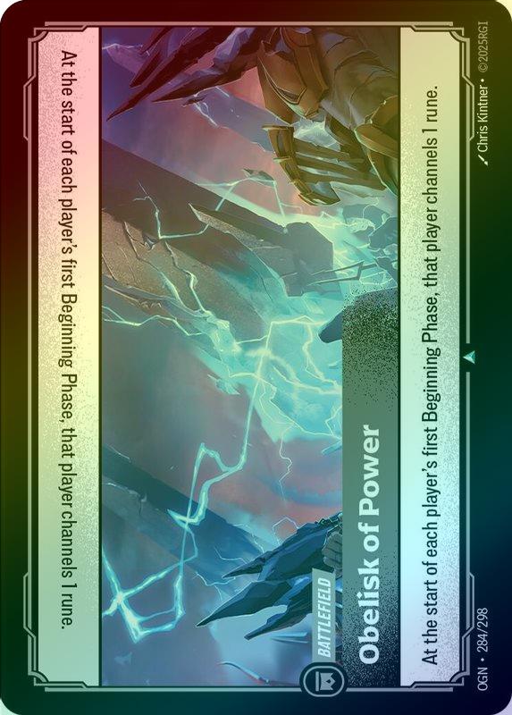 Obelisk of Power - 284/298 - Uncommon (Foil)