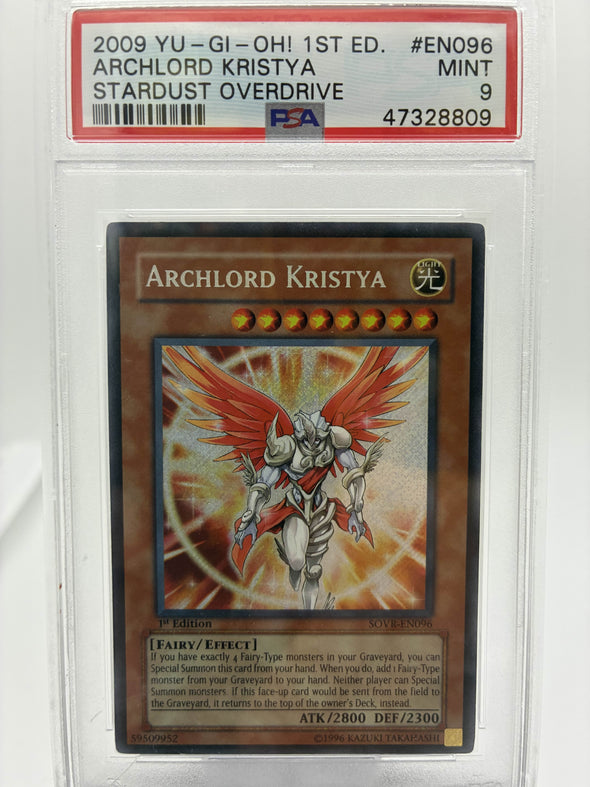 Archlord Kristya SOVR-EN096 PSA 9 (1st Edition)