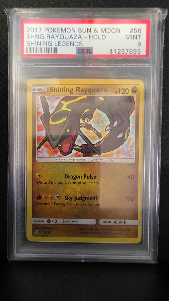 Shining Rayquaza - Shining Legends - Holo - PSA Graded 9 MINT