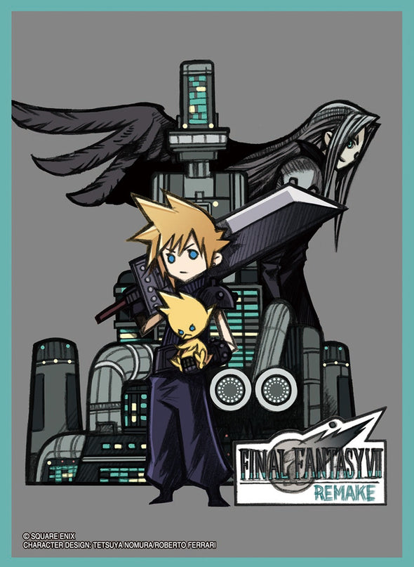 Square Enix Card Sleeves - 100ct Standard Size 67mm x 92mm - Final Fantasy: Cloud V2