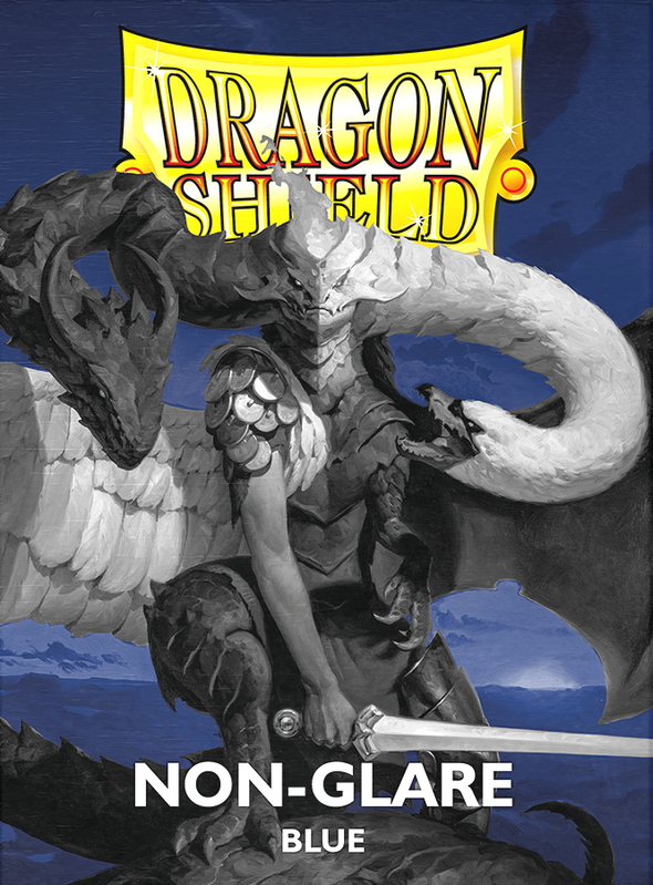 Dragon Shield - 100ct Standard Size - Blue Matte - Non Glare