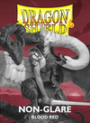 Dragon Shield - 100ct Standard Size - Blood Red Matte - Non Glare