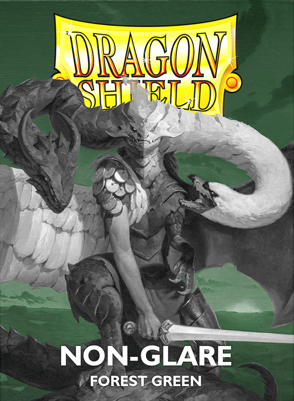 Dragon Shield - 100ct Standard Size - Forest Green Matte - Non Glare
