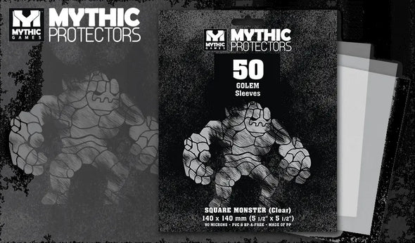 Mythic Protectors - 50ct Square Monster 140mm x 140mm - Golem Sleeves