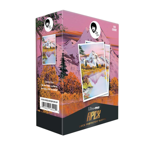 Ultra Pro - Apex Standard Card Sleeves 105ct - Bob Ross: Mighty Mountain Lake