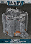 Battlefield in a Box - Mundus Imperialis - Damaged Civil Defense Bastion