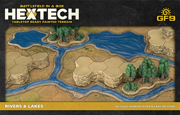 Battlefield in a Box - Hextech - Trinity City: Rivers and Lakes