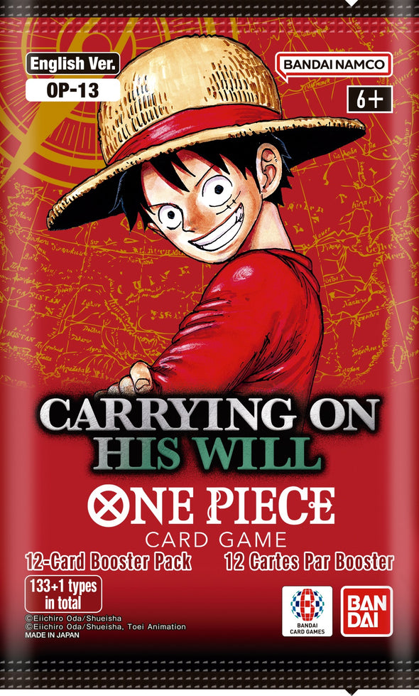 One Piece Card Game - Carrying On His Will Booster Pack