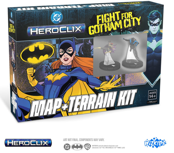 Heroclix - DC: Fight for Gotham City - Map & Terrain Kit (Pre-Order)