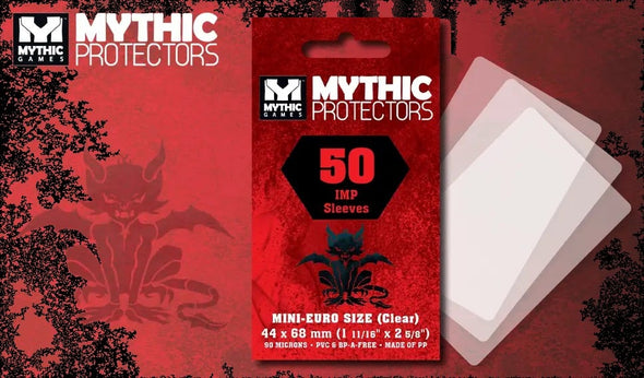Mythic Protectors - 50ct Mini European 44mm x 68mm - Imp Sleeves