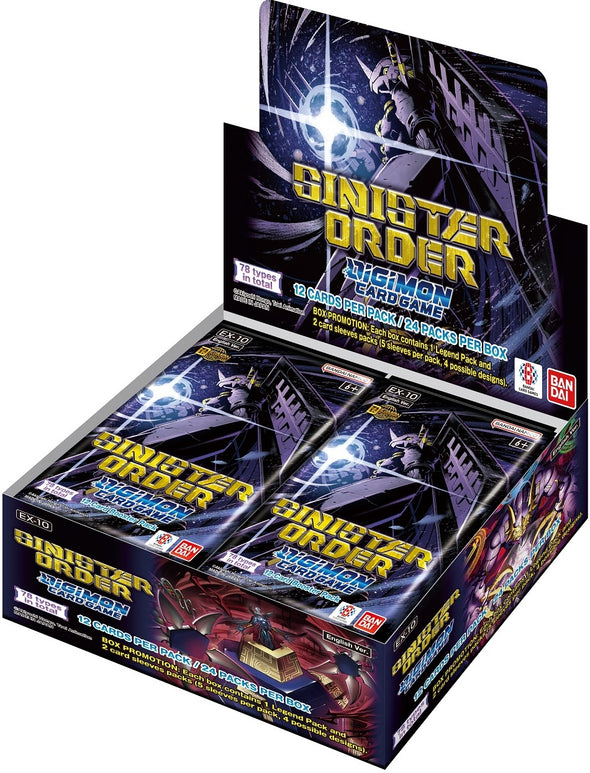 Digimon Card Game - EX-10 - Sinister Order Extra Booster Box