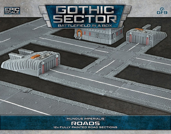 Battlefield in a Box - Mundus Imperialis - Roads 12ct