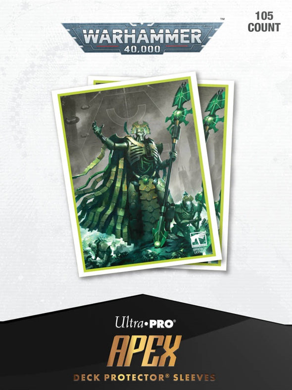 Ultra Pro - Apex Standard Card Sleeves 105ct - Warhammer 40K Necron Codex (Pre-Order)