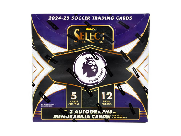 2024-25 Panini Select EPL English Premier League Soccer Hobby Box