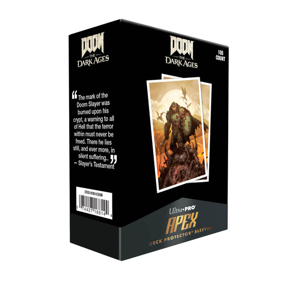 Ultra Pro - Apex Standard Card Sleeves 105ct - Doom V2