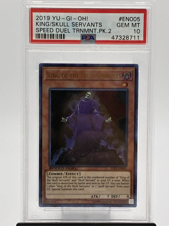 King Of The Skull Servants PSA 10 (SPEED DUEL) - Ultra Rare