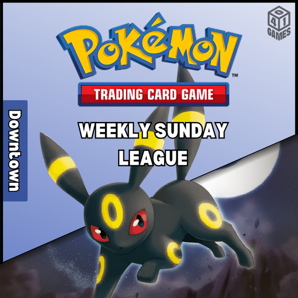 Downtown Events -  Sunday - Pokemon League!